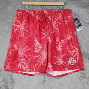 NWT Mens Ohio State Buckeye Swim Trunks Colosseum Size XXLarge XXL Beach Resort